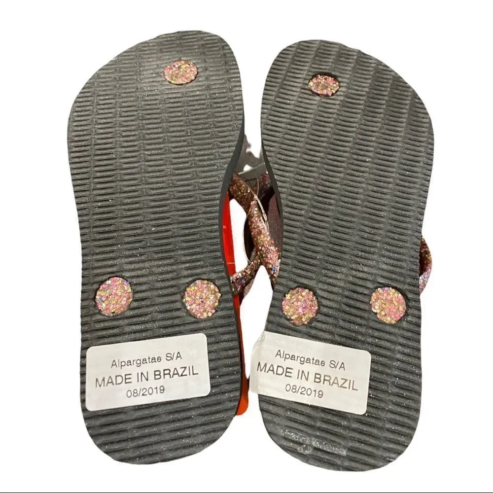 NEW Havaianas Black Pink 